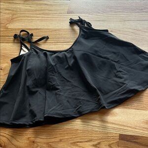 Kortni Jeane swing swim top black medium